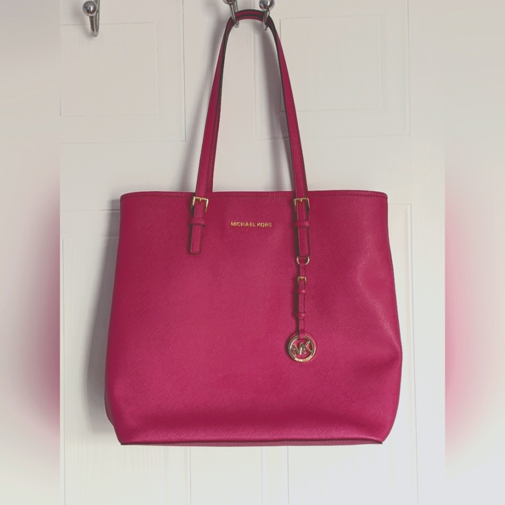 Michael Kors Large Saffiano Leather Tote Bag